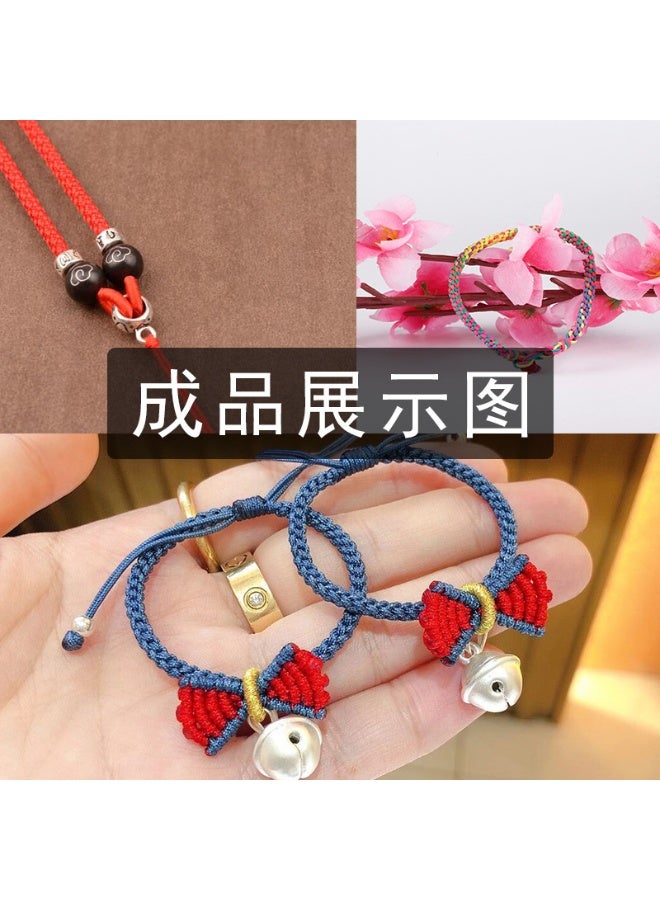 100 Meters 0.8mm Red Elastic String Stretch Cord for Beading Bracelets and Jewelry Making - Image 3